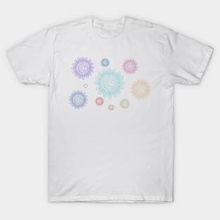 Bohemian Sunflower Pattern - Beachy T-Shirt